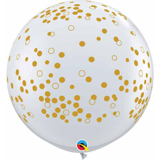 Gold Confetti Dots - 3' 2/Bag.