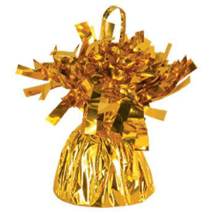 "Gold Foil Balloon Weight - Elegant And Durable Anchor For Your Balloons"