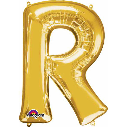 Gold Letter R Shape - 16" (L16)