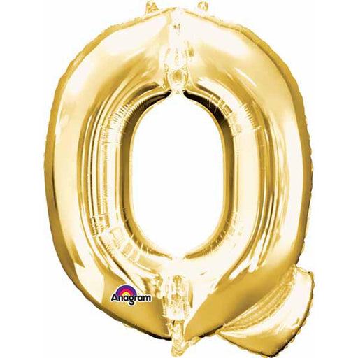 Gold Letter Q Shape Decoration Package With Connector.