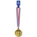 Gold Medal With Ribbon - 4" Diameter