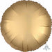 "Gold Satin Luxe S18 Flat - 18" Round"