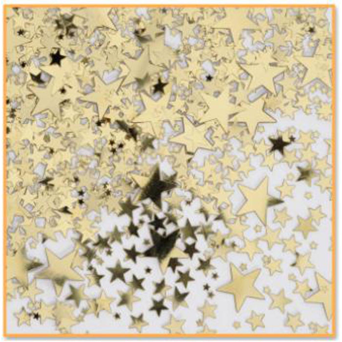Gold Star Confetti - 1/2Oz.
