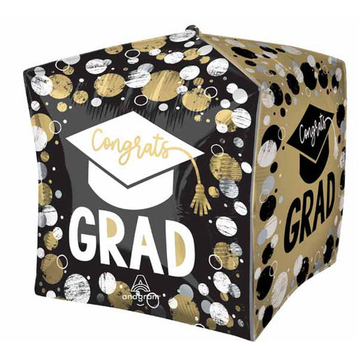 "Grad Circles & Dots Balloon Package - 15" Cubez G20"