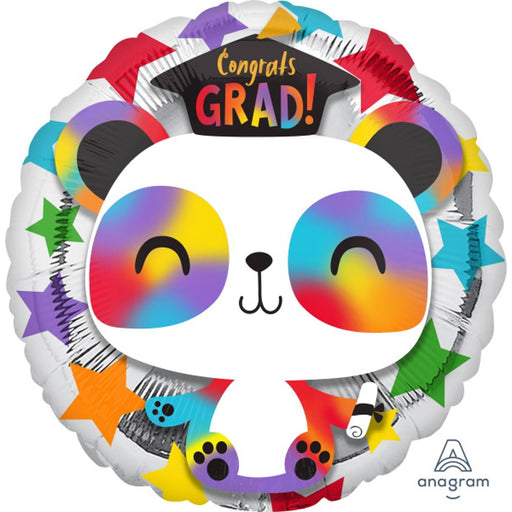 "Grad Panda Balloon Package - 18" Round Height S40"
