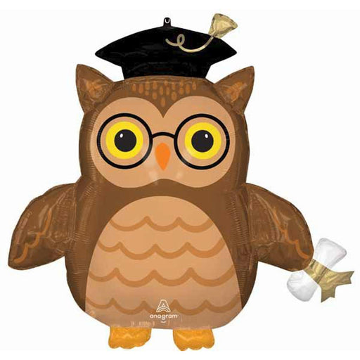 Graduate Wise Owl Balloon And P35 Helium Tank Package