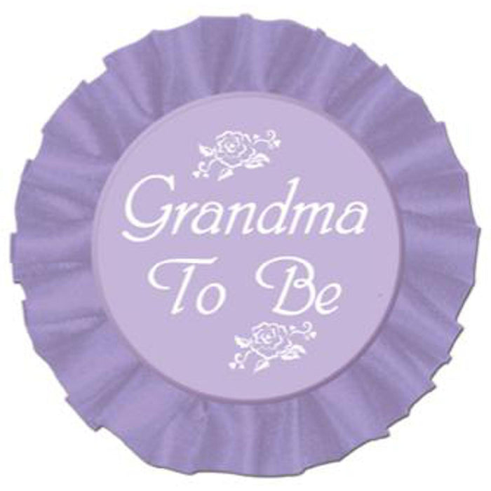 Grandma To Be Satin Button.