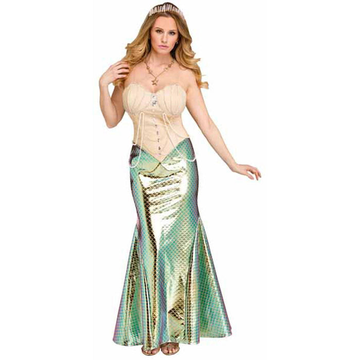 "Green And Purple Mermaid Costume For Ladies S/M 2-8"