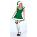 Green And White Sexy Elf Dress - Size M/L