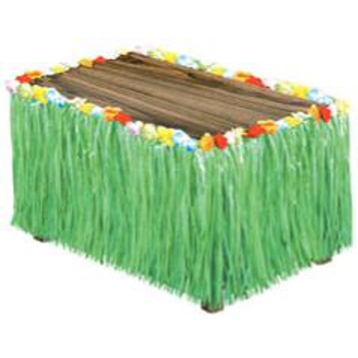 Green Grass Table Skirting - 30" X 9'