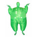 Green Light Up Mega Morph Inflatable Adult Costume