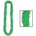 "Green Poly Leis Bulk - 50 Pack"