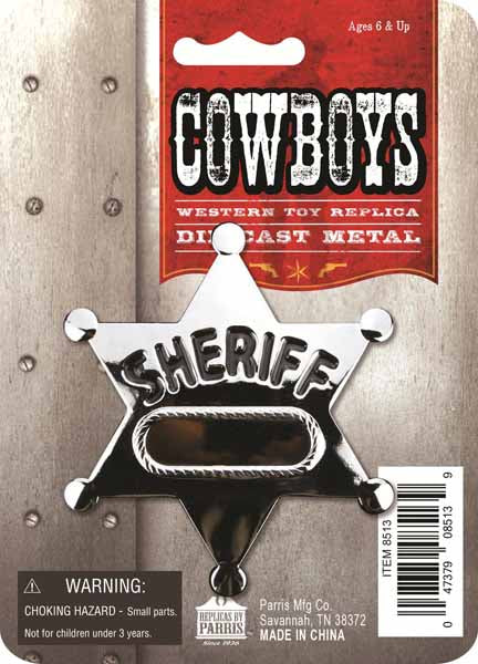 Sheriff Badges for Western Costumes