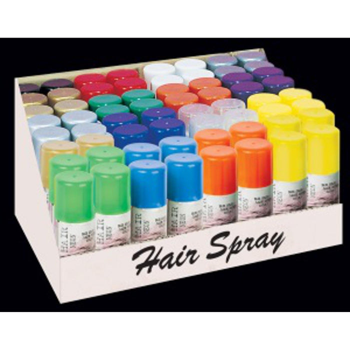 Hair Spray Pdq Min48 - Assorted Colours.