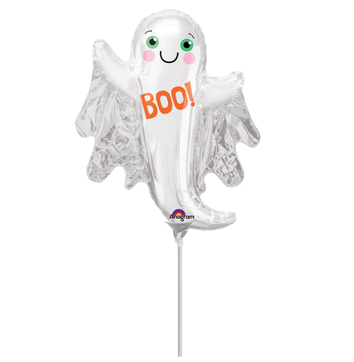 Halloween Boo Ghost Foil Balloon - 14"