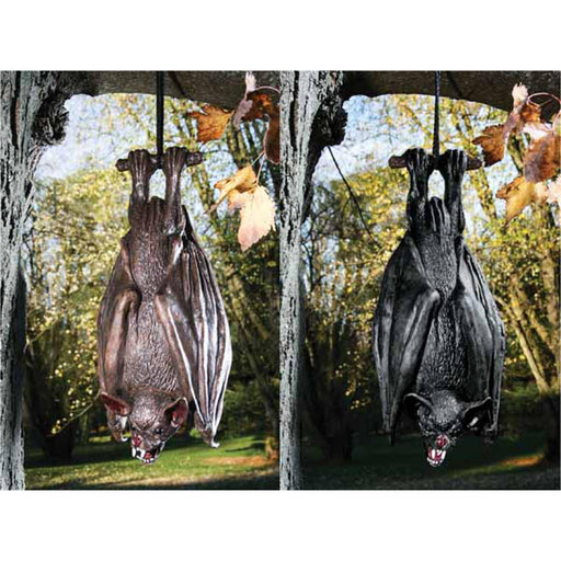 "Hanging Bat Assortment In Black And Brown"