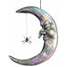 Hanging Moon With Spider Decoration.