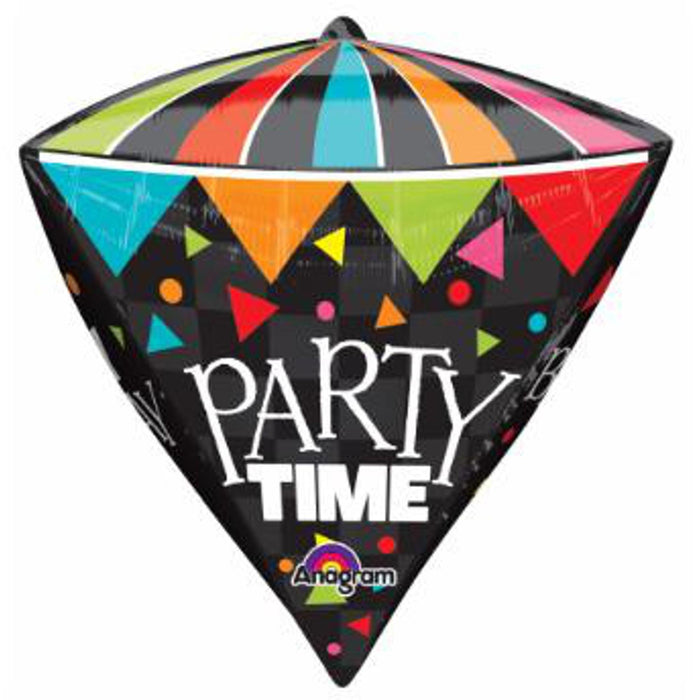 "Hbd Party Time Diamondz Balloon Set"