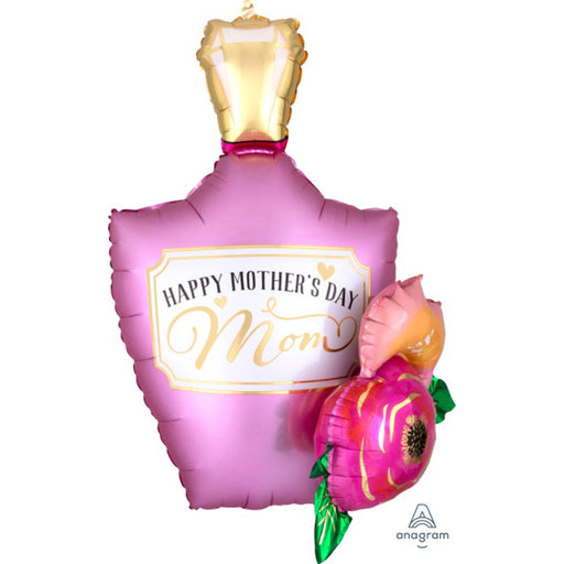 Happy Mother's Day Mom Satin Perfume Bottle 28″ Balloon