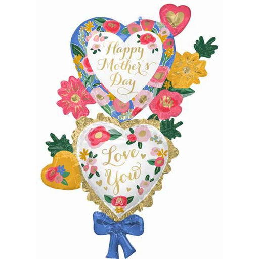 Mother's Day Floral Prints 59″ Balloon (1/Pk)