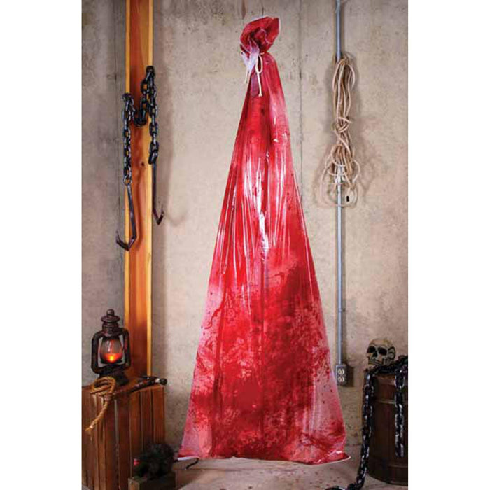 "Horror Prop: Bloody Body In Bag"