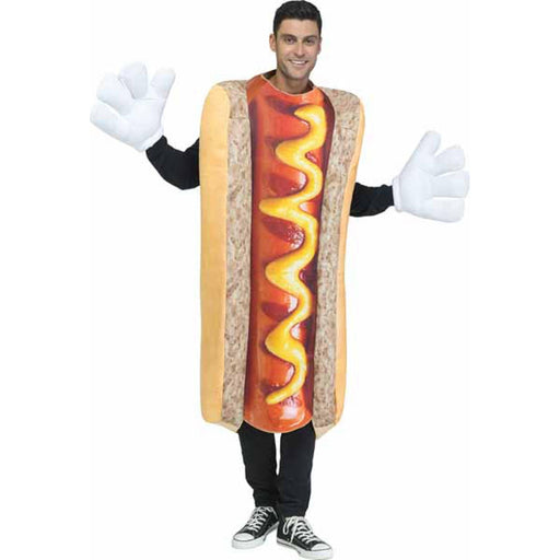 Hot Dog Photo Real Adult Costume - 6'/200Lbs.