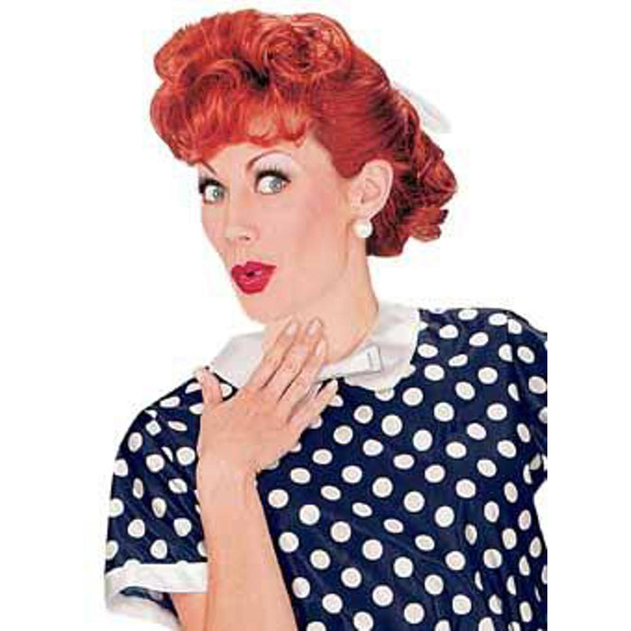 I Love Lucy Wig - Classic Curly Bob Style