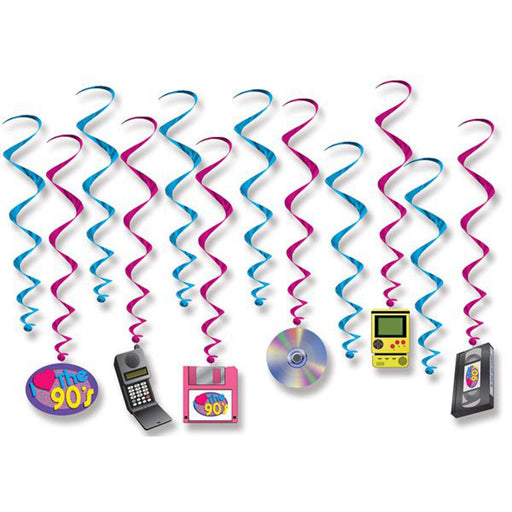 I Love The 90'S Party Whirls (12/Pkg)