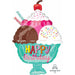 "Ice Cream Sundae Hbd Balloon Set (18" S50 Shape)"