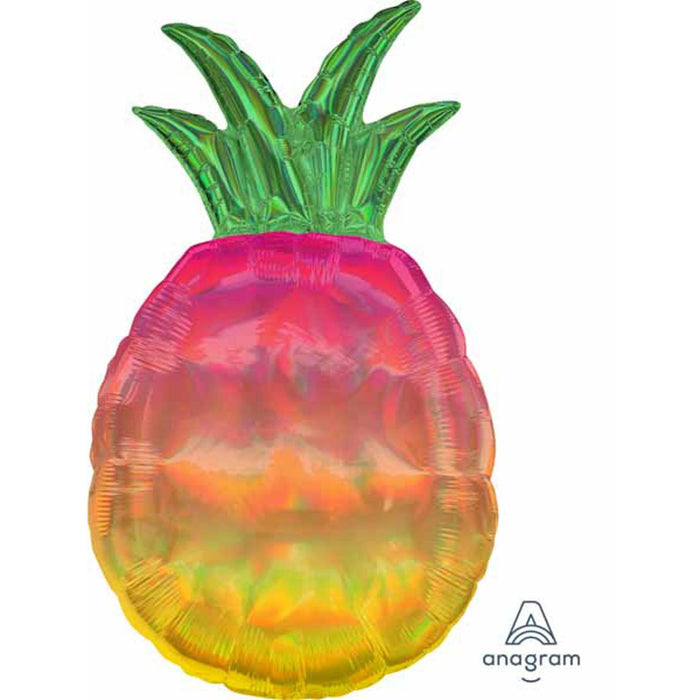 Iridescent Pineapple Balloon (31") - P45 Package