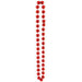 "Jumbo Red Party Beads (1 Card)"