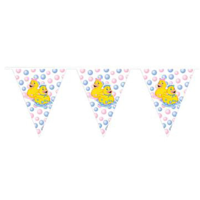 "Just Duckie Pennant Banner - 10"X12' (1/Pkg)"