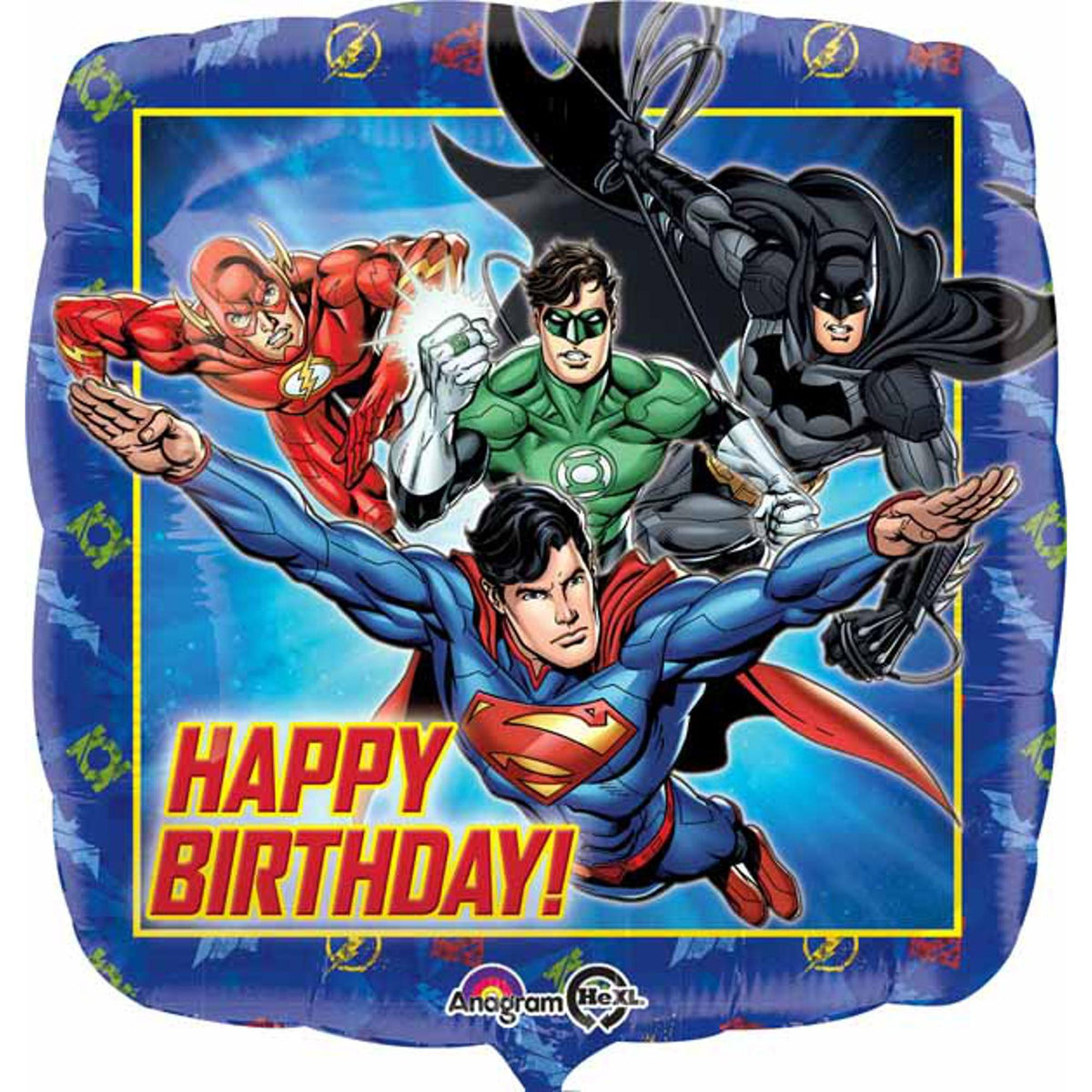 Justice League Birthday Party Balloon Pack — Shimmer And Confetti