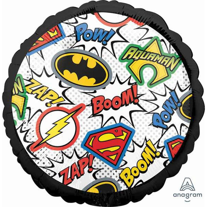 Justice League Round Package With Led Lightbulb.