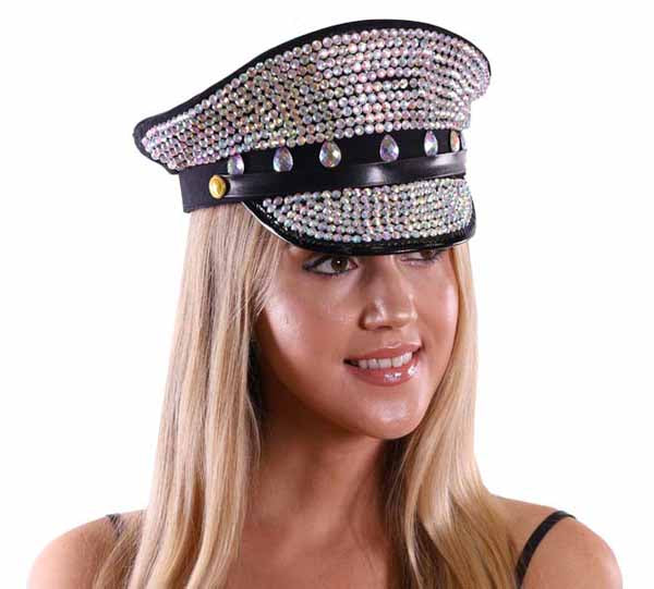 Rhinestone and Sequin Festival Hat