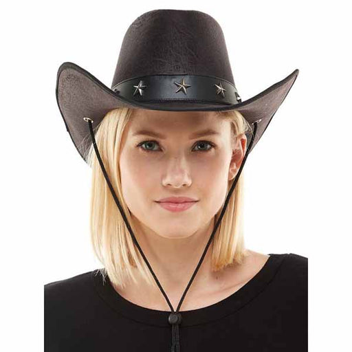 Black Star Band Cowboy Hat