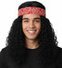 70s Rock Wig with Bandana