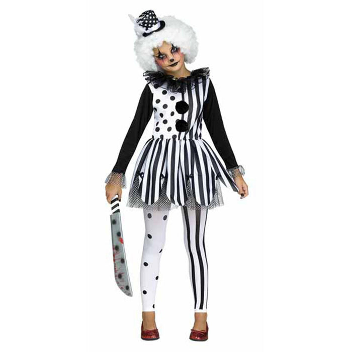 Killer Clown Costume - Child Medium 8-10