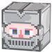 "Knight 8-Bit Box Head For Retro Gaming Enthusiasts"
