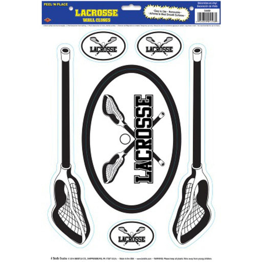 Lacrosse Helmet Stickers - Peel 'N Place