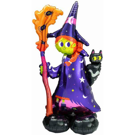 Large Scary Witch Airloonz Figure For Halloween Decoration