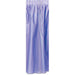 Lavender Plastic Table Skirt - 29"X14'