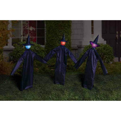 "Lawn Witty Witch Lite Up - 36 Inches"