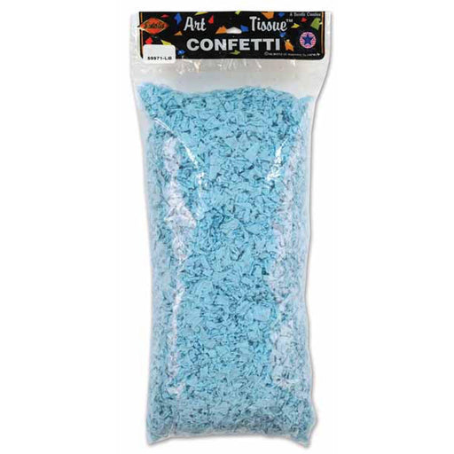 Light Blue Tissue Confetti.