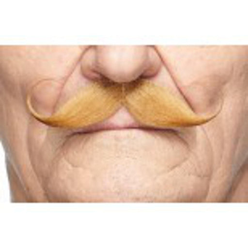 Light Brown Hook Moustache