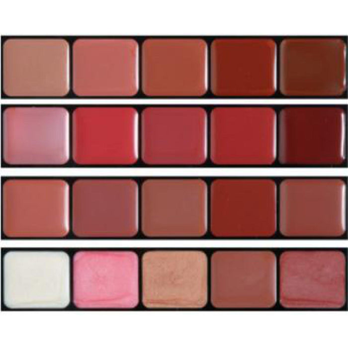 "Lip Color Palette: 10 Shades Of High-Shine Gloss"