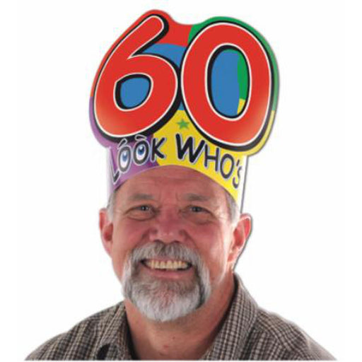 Six Decades Celebrated Look Who's 60 Headband (3/Pk)