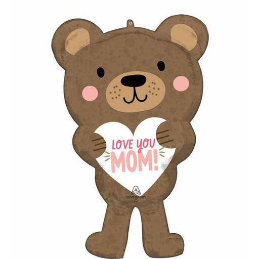"Love You Mom Bear 30" Shape With P30 Packaging"