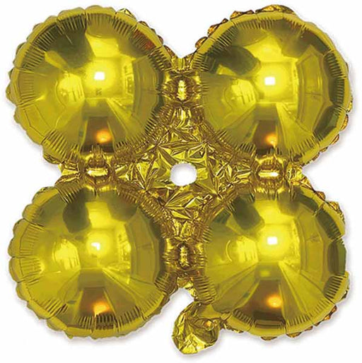 25-Inch Gold Quad Arch Foil Balloon