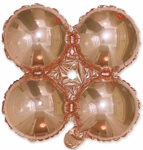 12-Inch Rose Gold Quad Arch Foil Balloon